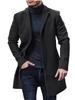 Men's British Style Wool Trench Coat - Mid-Length, Thick, Multiple Colors & Sizes (Autumn/Winter)
