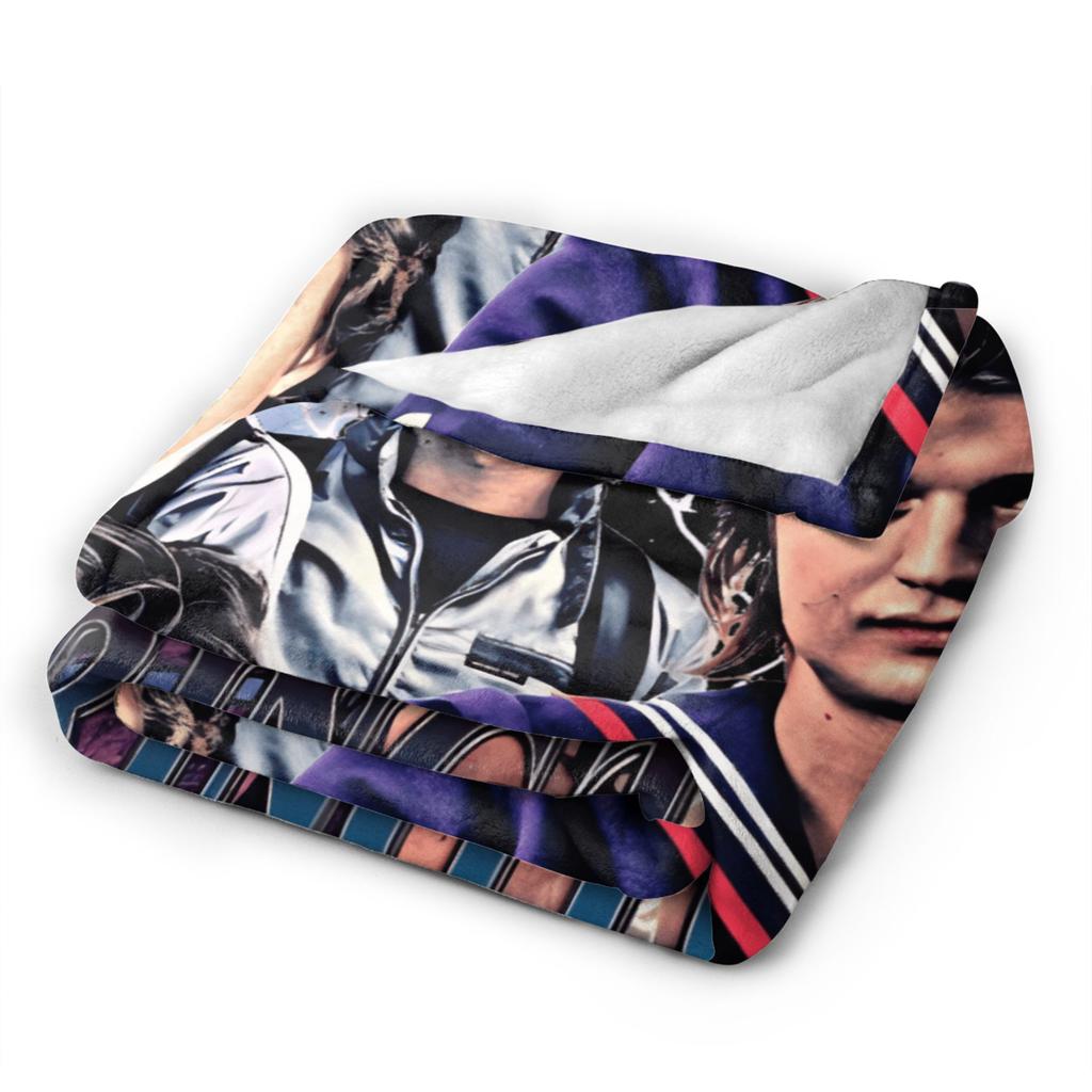 Steve Harrington Blanket Soft Warm Pattern Plush Throw Blanket For Kids Home Decor Flannel Bedspread Bed Cover