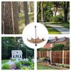 Metal Bird Feeder Umbrella Shaped Hummingbird Food Tray Hangable Hummingbird Food Bowl For Outdoor Window Apartment Balcony