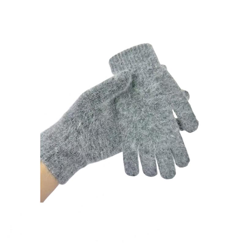 Rabbit Fur Winter Cycling Gloves - 2 Pairs