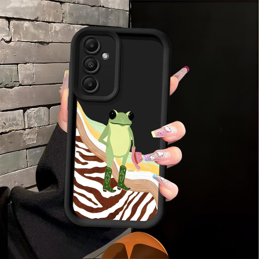 Fashion And Trends Frog Case for Samsung Galaxy A16 A23 A12 A13 A26 A32 A53 A54 A15 A71 A72 A51 A73 A34 A35 A36 A56 Phone Cover