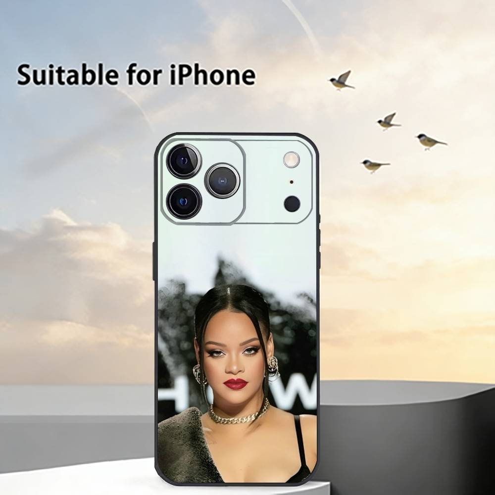 

Hot S-singer R-Rihannas Phone Case Silicone Soft For IPhone 17 16 15 14 13 12 11 X XR Plus Pro Max Plus iPhone14Pro