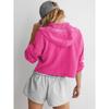 Women's Oversized Fashion V-Neck Hoodie Long Sleeve Pullover Casual Sweatshirt Trendy Autumn Spring Tops