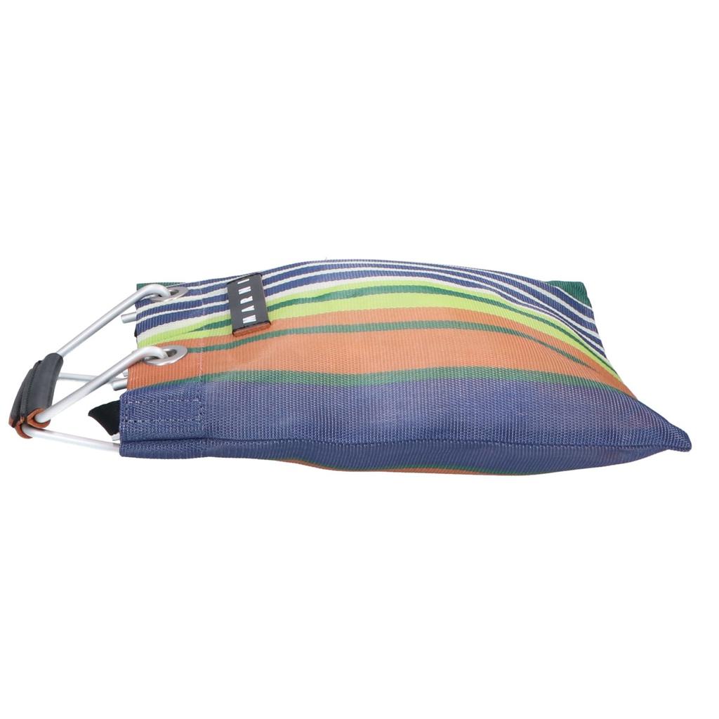 Marni [Beautiful Condition] Flower Cafe Stripe 2-Way Shoulder Bag, Mini Tote Bag multicolorUsed