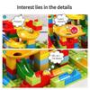 336PCS Pinball Block Track, Assembly Particle Block DIY Education Toy, Gift Box, Puzzle, Splicing, Children, Girls, Boys,Adults