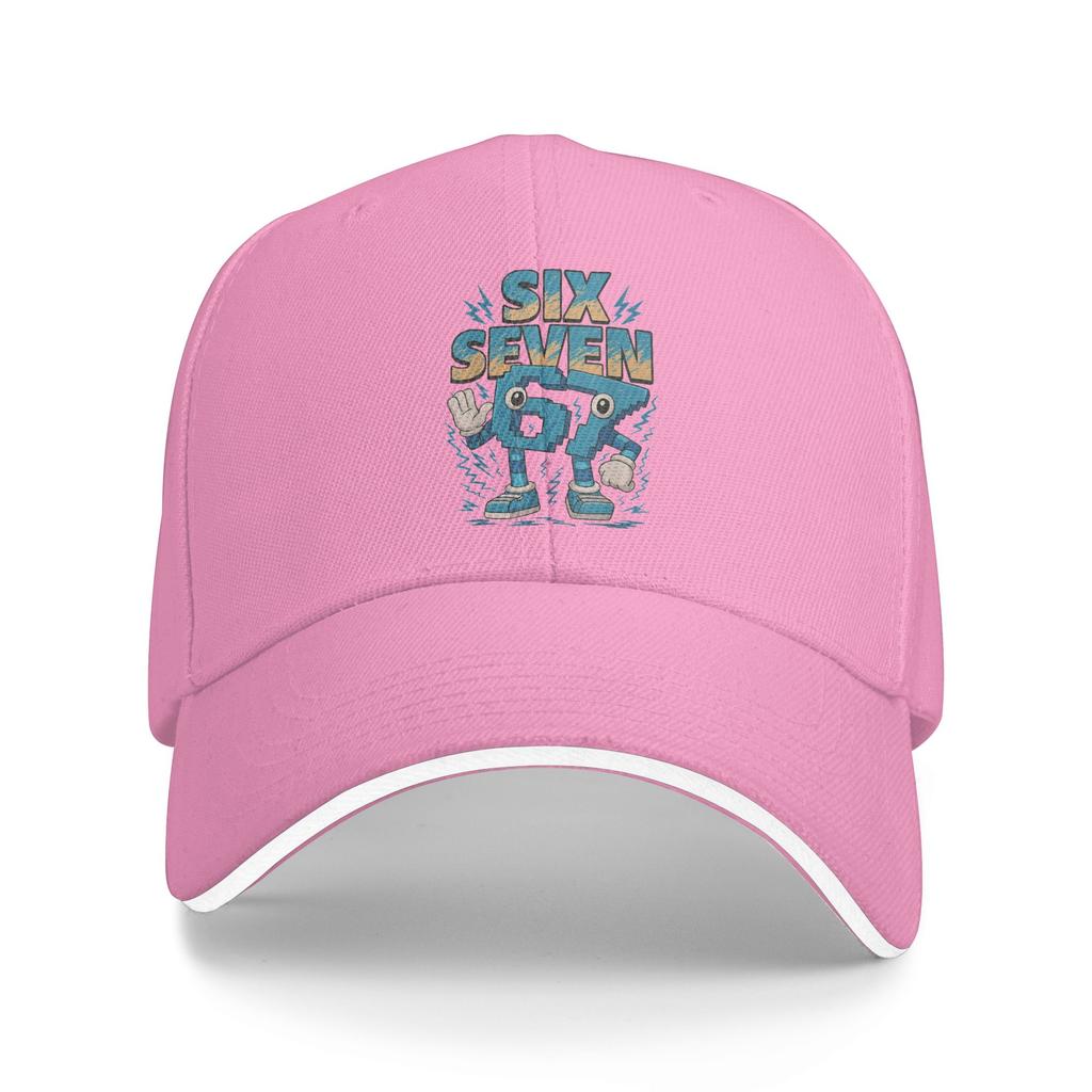 Unisex Kids Meme 67 Six Seven 6 7 Italian Brainrot Outdoor Hat Spring Sun Cap Casual Baseball Cap 2026 Golf Hats