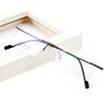 Men's Business Rimless Super Elastic Alloy Eyeglass Frame, Ultralight & Stylish for Myopia