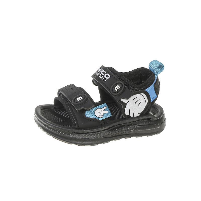 Summer Kids Open Toe Sandals, Soft Sole Boys Sports Beach Shoes For Toddlers