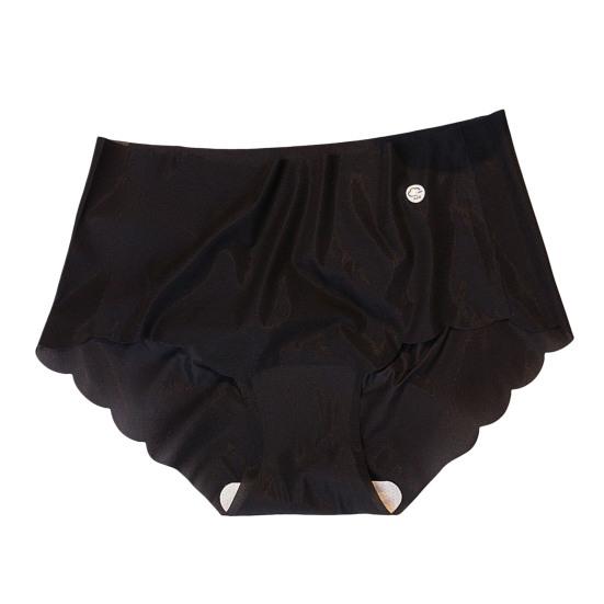 Women Panties Mid Waist Seamless Thin High Elasticity Solid Color Good Breathability Lady Underpants Female Daily Underwear