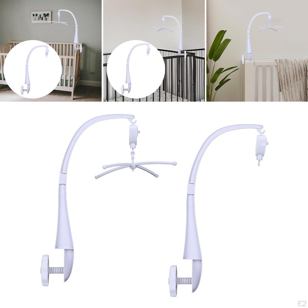 Baby Bed Stent Set, Music Box Arm Holder, Crib Mobile Bell Cot