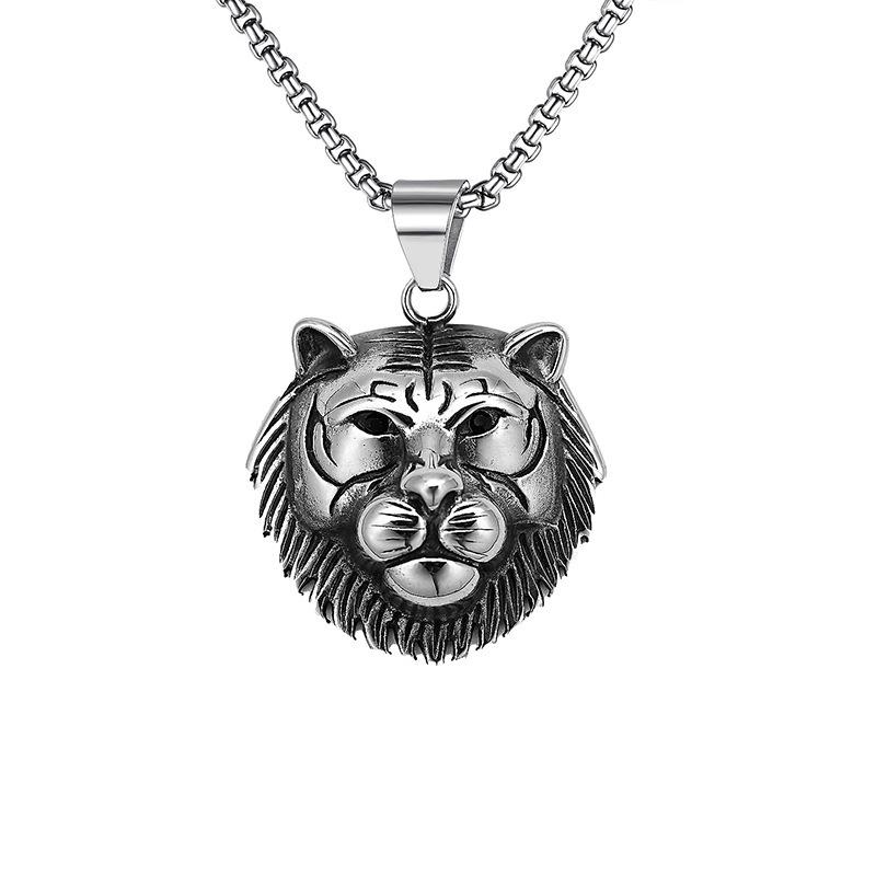 Necklace Domineering Tiger Hip Hop Men Hiphop Animal Pendant