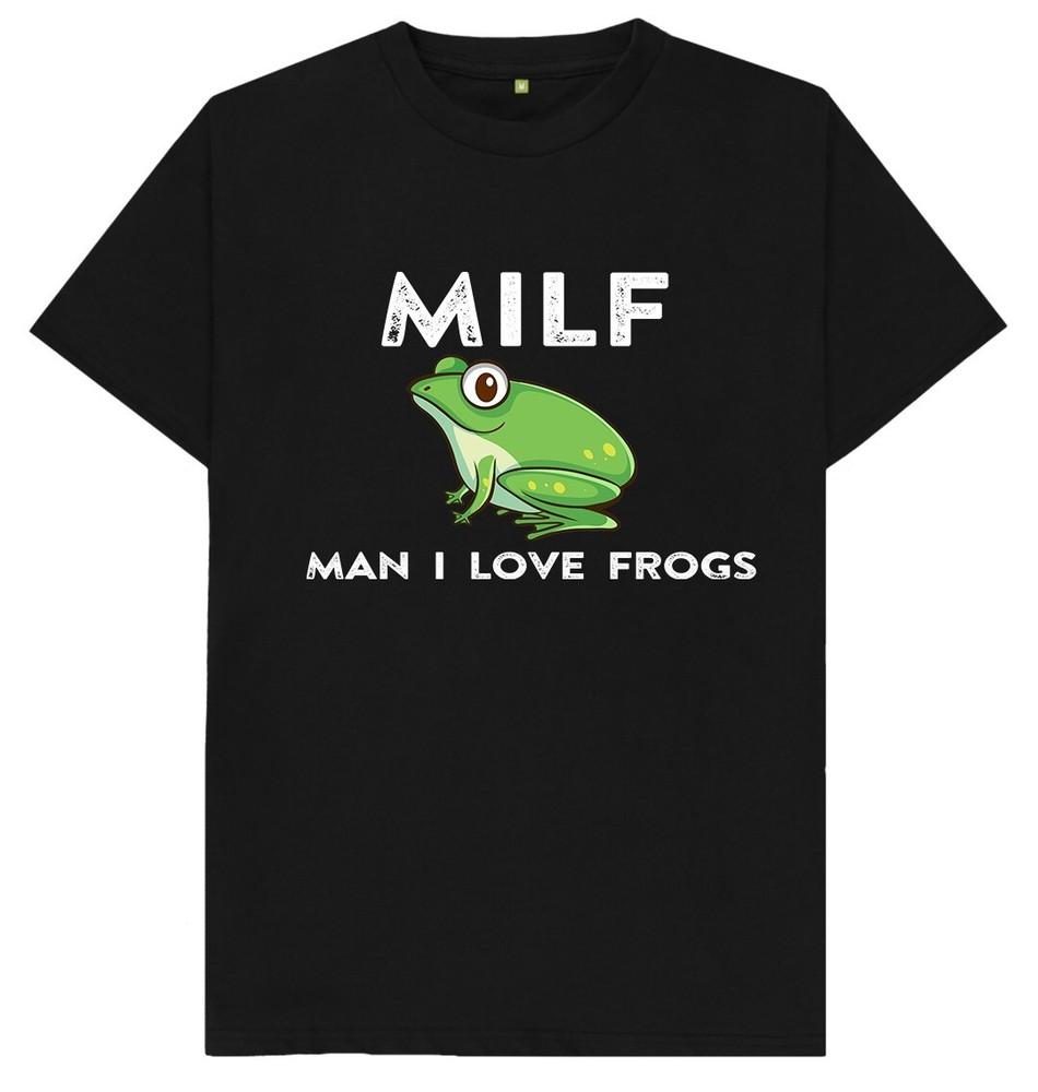 MILF Man I Love Frogs Funny Joke Humour Rude Naughty T Shirt