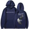 Japanese anime character trend 2D printed pullover hoodie sweatshirt comfortable and fashionable 2025 gender-neutral