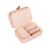 Portable PU Jewelry Box for Earrings, Necklaces, and Rings