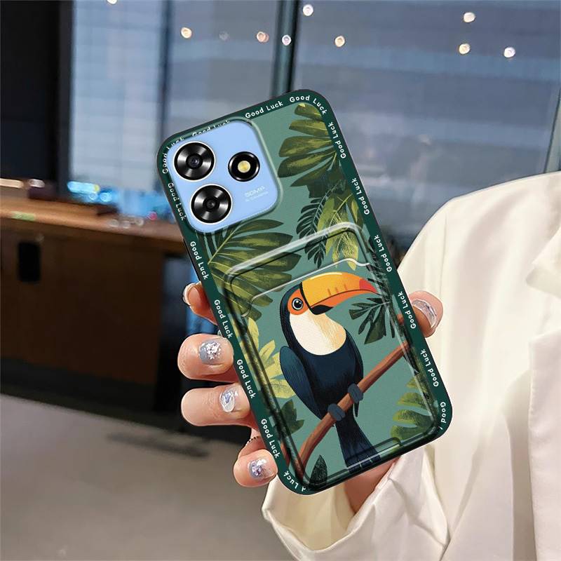 Waterproof Fashion Design Phone Case For ZTE Blade A73 4G/V50 Smart/V50 Design 4G/Axon50Lite Card Bag Back Cover Cartoon