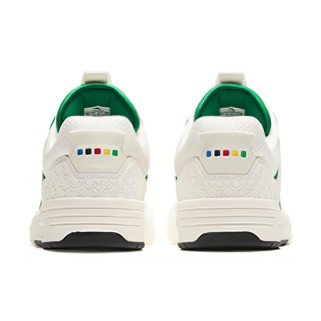 Anta AOJIE Cushioning Abrasion Resistant Cushioning, Wear Resistant Low top Skateboard Shoes Men's White Green 112418040-8