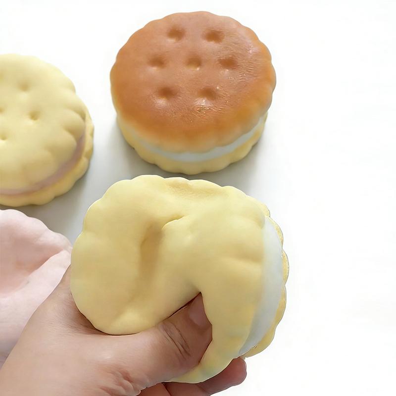 Squishy Simulated Cake Squeeze Toy Stress Relief Slow Rising Sensory Fidget Toys For Anxiety Adhd Autism Kids Adults Asmr Fun