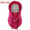 Windproof Cycling Cap Ski Balaclava Plush Winter Warm Hat Outdoor Hood Cap Cold Padded Hood Beanies Neck Warmer Hiking Scarves