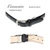 [COXSWAIN] Cordovan Belt for Men, Black, BusinessFormal, 30mm Width, Adjustable Size, High-Quality Leather, Made in Japan, CW20211-19