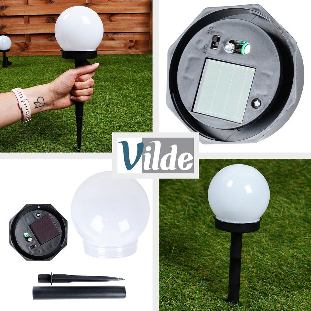Solar Led Garden Lamps, Embedded, 33.5 Cm, 12 Pcs.