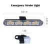 Grill Auto LED Licht Strobe Rot Blau Notfall Fernbedienung Drahtlos Signalblitz Feuerwehr Beacon Warnleuchte