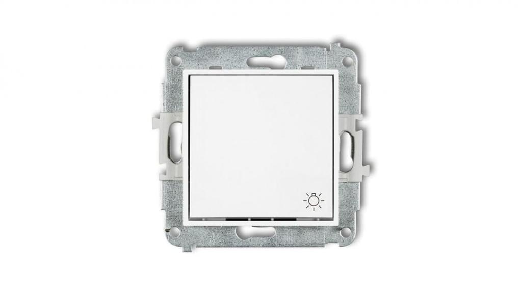 Icon Mechanizm Łącznika Zwierny Światło Biały Mat 25Iwp-5