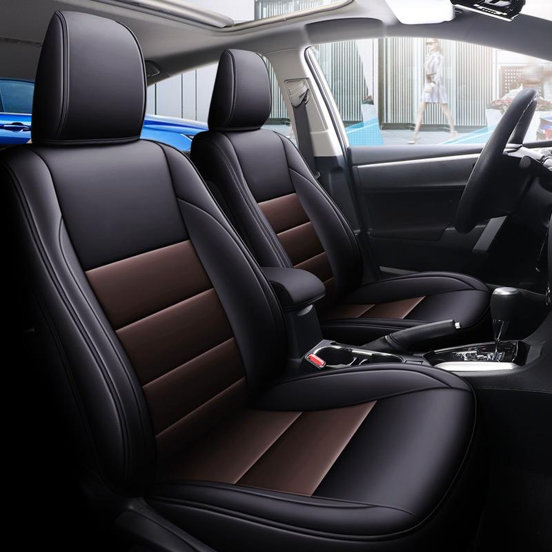 Custom Full Coverage Car Seat Covers For Toyota Corolla 2014 2015 2016 2017 2018 Auto Protector Seat Cushion Waterproof Styling