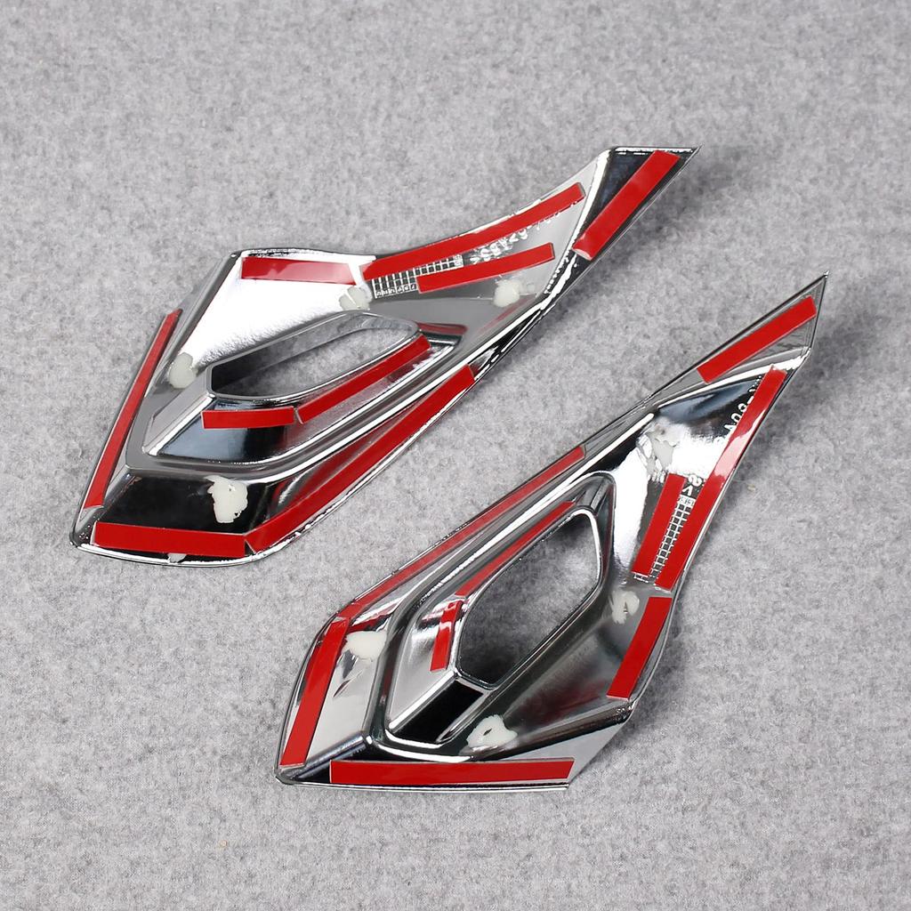 Ruiq Chrome Front Fog Lamp Garnish Bezel Cover for Nissan Note Model E-Power (New e13)