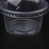 50Pcs 250Ml Disposable Salad Cup Transparent Plastic Dessert Cups Bowls Container With Dome/Flat Lids Ice Cream Dessert Cups