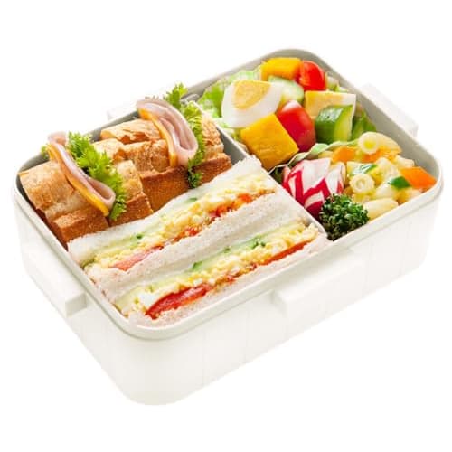 Skater Bento Box 650ml Antibacterial 4 Point Lock Women's Pingu x Seiji Matsumoto Made in Japan YZFL7AG-A