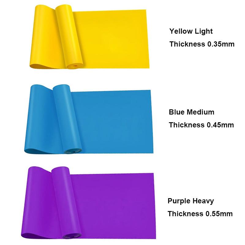 

3pcs/set, Yoga Tension Belt, Elastic Fitness Resistance Band For Men Women, Yoga Stretch Belt For Strength Training