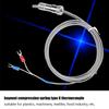 Bayonet Compression Spring Type K Thermocouple Temperature Sensor Wire 0 400 celsius  (3 m)