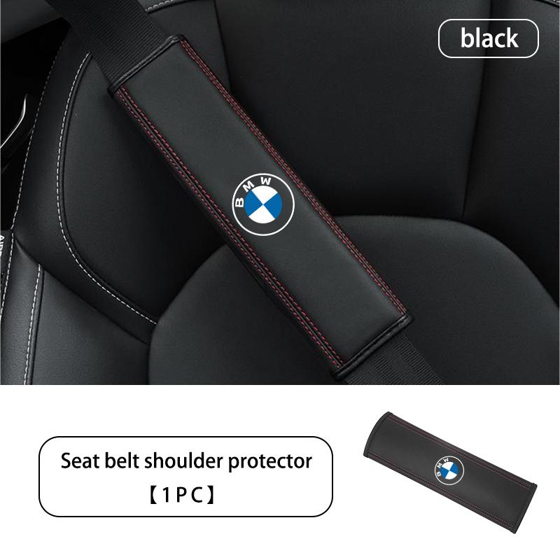 

2025 Hot Leather Car Seat Safety Belt Shoulder Protection Padding For BMW E90 E60 E46 E39 F30 F10 E87 X3 X4 X5 X1 G30 G20