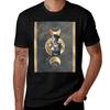 Artemis Moon Goddess Black Marble Gold Tshirt Casual Loose Fit Short Sleeve Tshirt