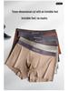 Mizhai Men's Seamless Modal Boxer Briefs - Breathable, Comfortable, Antibacterial, and Anti-mite