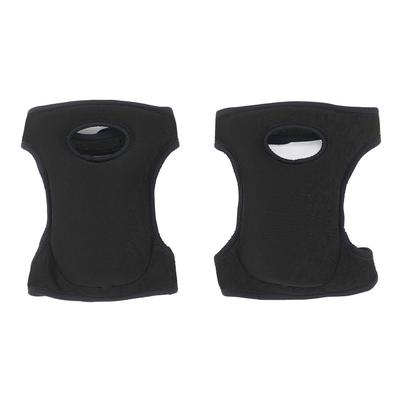 1 Pair Adjustable Knee Pads Multifunctional Waterproof Gardening Kneeling Pad for Household Work Baby Bath Black