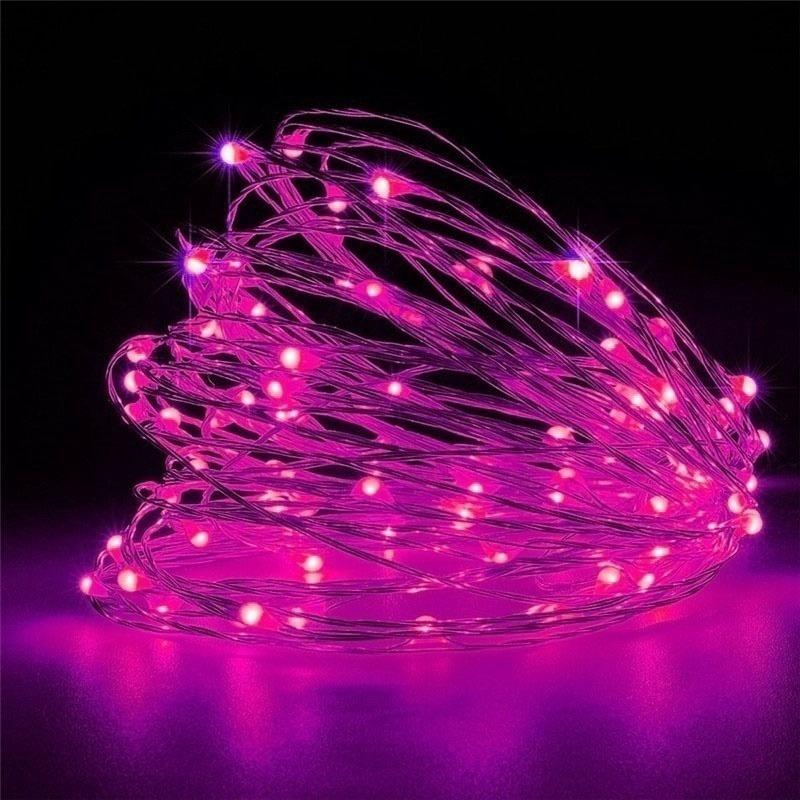 20M USB/Battery LED String Light Copper Silver Wire Garland Light Waterproof Fairy Lights For Christmas Wedding Party Decoration