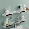 1pcs 180 Degree Rotation Bathroom Shelf Toilet Rack Accessories Bathroom Storage Corner Shelve Kitchen Wall