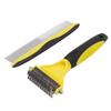 Pet Undercoat Rake Kit Stainless Steel Double Sided Quick Open Knots Pet Undercoat Rake Brush for Dogs Cats