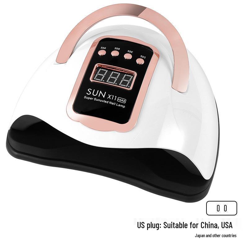 Лампа для ногтей 360 Вт: Портативная ручная УФ-Светодиодная лампа для сушки геля с технологией умной сушки