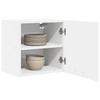 Wall Mounted Cabinet with Door 2 pcs White 40 x 31 x 40 cm Particleboard