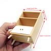 1:12 Dollhouse Miniature Display Cabinet Restaurant Bookshelf Furniture Decor Accessories