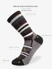 Merino Wool Socks for Women, Outdoor Hiking, Anti-Odor Mid-Calf Socks, Merino Men's Running and Mountaineering Warm Sports Socks