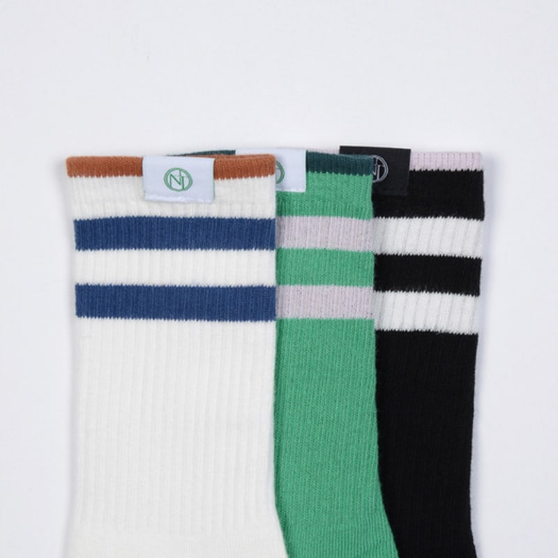 Nitina Striped Crew Socks GR