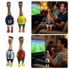 1/2 Pezzi Giocattolo Pollo Urlante a Tema Calcio, Giocattolo Spremibile Stella del Calcio Pulcino per Alleviare lo Stress, Regalo per il Giorno della Partita per i Tifosi di Calcio