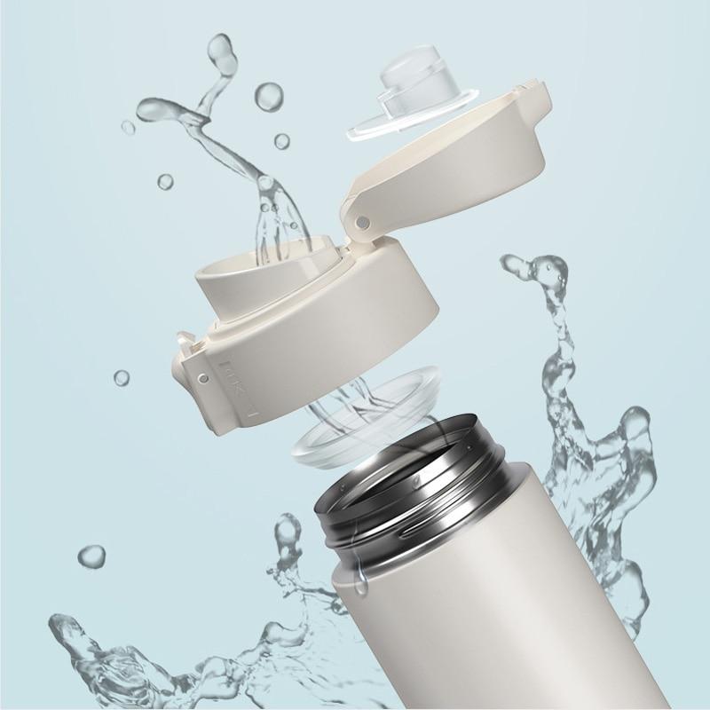 350ml/500ml termoska z nerezové oceli přenosná vakuová láhev izolovaná láhev na vodu BPA Free Food Termoska Cestovní hrnek na kávu