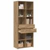 Bookshelf Artisan Oak 30 X 42.4 X 185.2 Cm