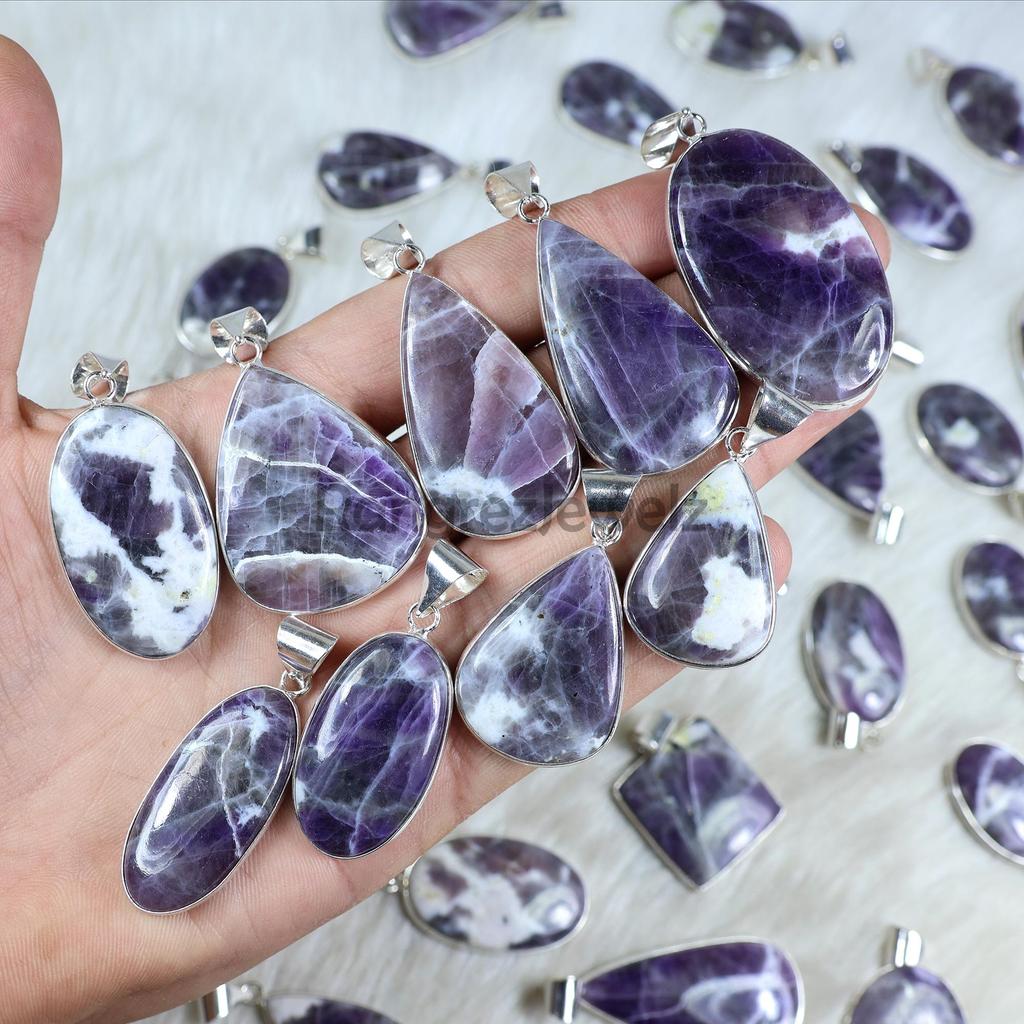 Morado Opal Pendant Sterling Silver Pendant Purple Morado Pendant Morado Opal Gemstone Pendant Bezel Pendant Handmade Pendant Jewelry Girls Pendant