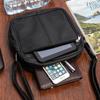 Men's Black Leather Bag Beltimore Spacious with Strap G77