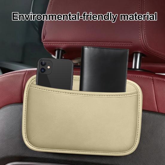 Yousheng Car Seat Side Pocket Organizer, Leather Mini Storage Bag for Auto Door Window Console, Pen Phone Holder Pouch, Vehicle Seat Gap Filler for